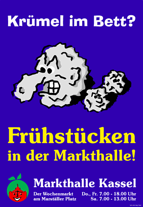 Plakat "Frühstücken"